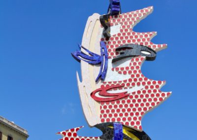 Barcelona - Lichtenstein Sculpture for 1992 Olympics