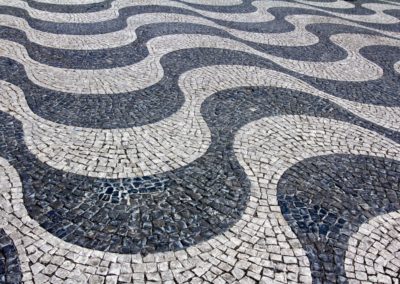 Lisbon - Calcada Portuguesa-Traditional Portuguese pavement