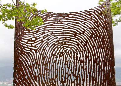 Bilboa - Mt Artxanda Fingerprint Sculpture